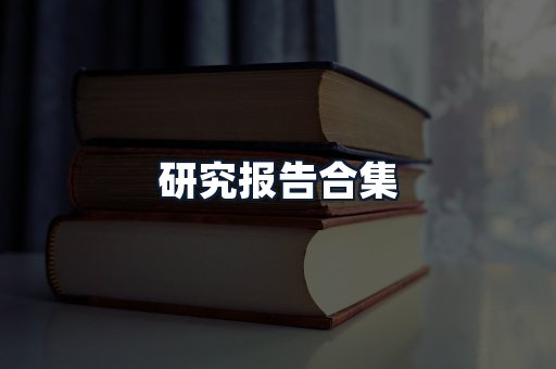 研究报告合集